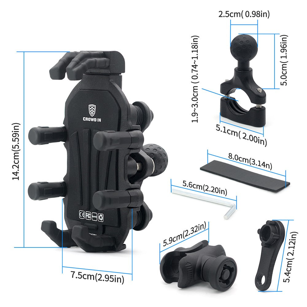 WUPP Anti-Theft Handlebar Phone Mount – image 9