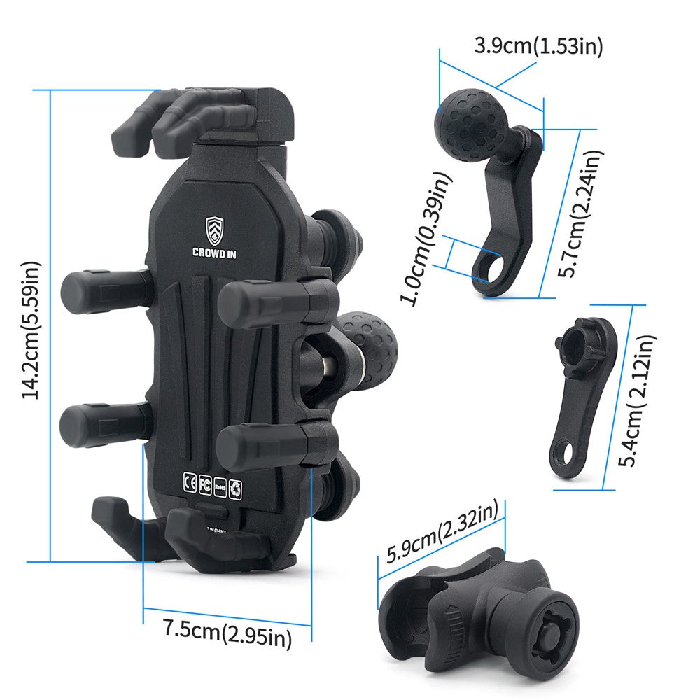 WUPP Anti-Theft Rearview Mirror Phone Mount – image 9