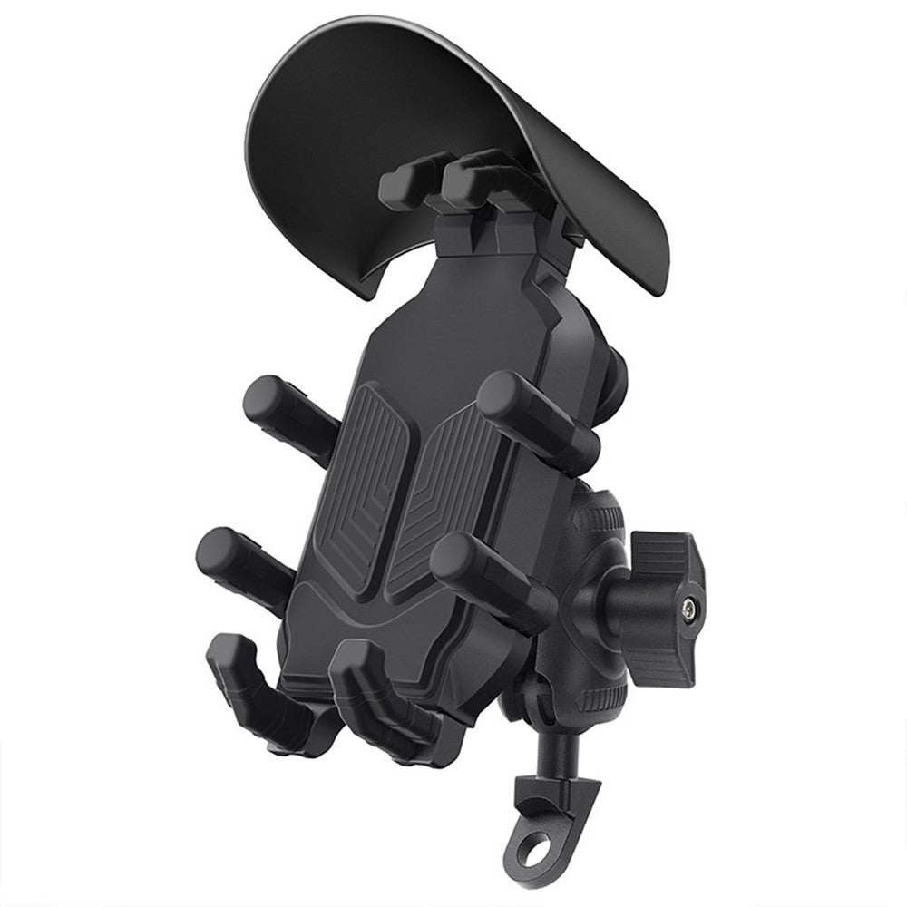 WUPP CNC Aluminum Alloy Rearview Mirror Phone Mount – Adjustable Holder