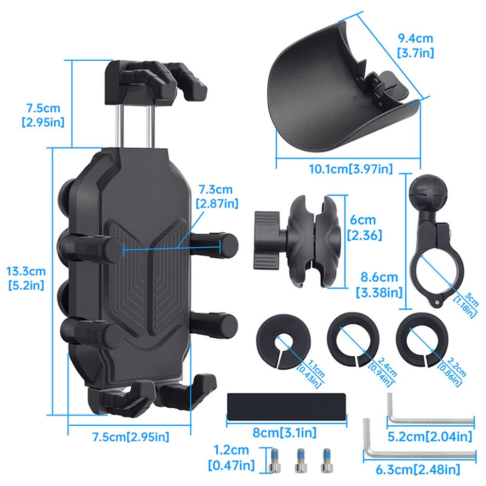 WUPP CNC Anti-Shock Motorcycle Phone Mount – image 12