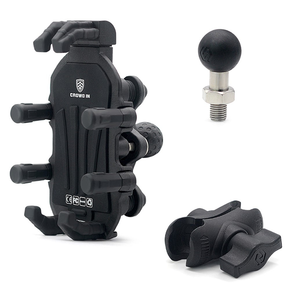 WUPP Motorcycle Phone Mount – M8 Ball Head Bracket Set