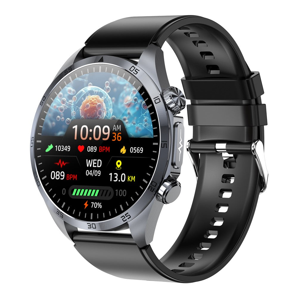 AMOLED Wellness Smart Watch – Sleep & Activity Tracking, Silicone Strap (TK29)