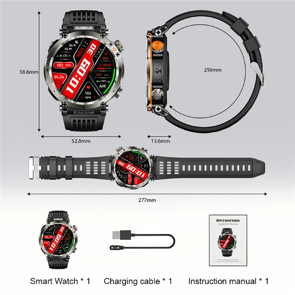 HT30 Outdoor Smart Watch, Compass & UV Light – image 12