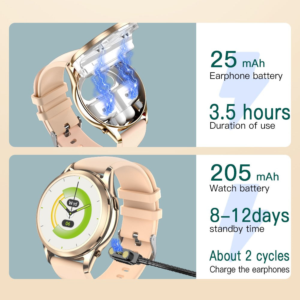 X17 Women's 2-in-1 Smart Watch & Earphones – image 4
