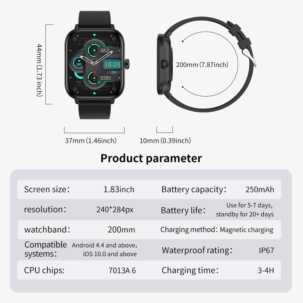 G42 Women's 1.83" Smart Watch, IP67 – image 13
