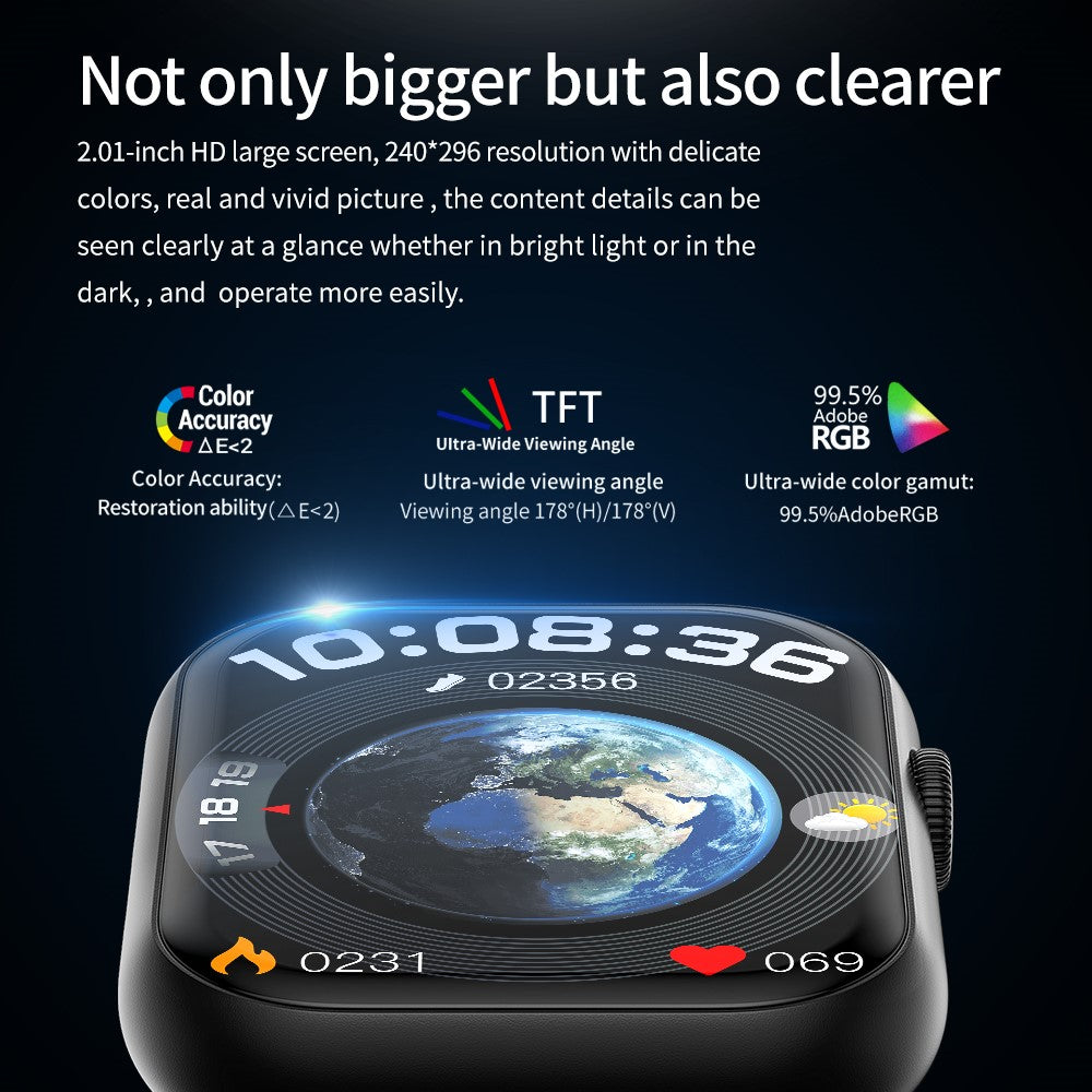 G44 2.01" Smart Watch, 24h Heart Rate – image 5