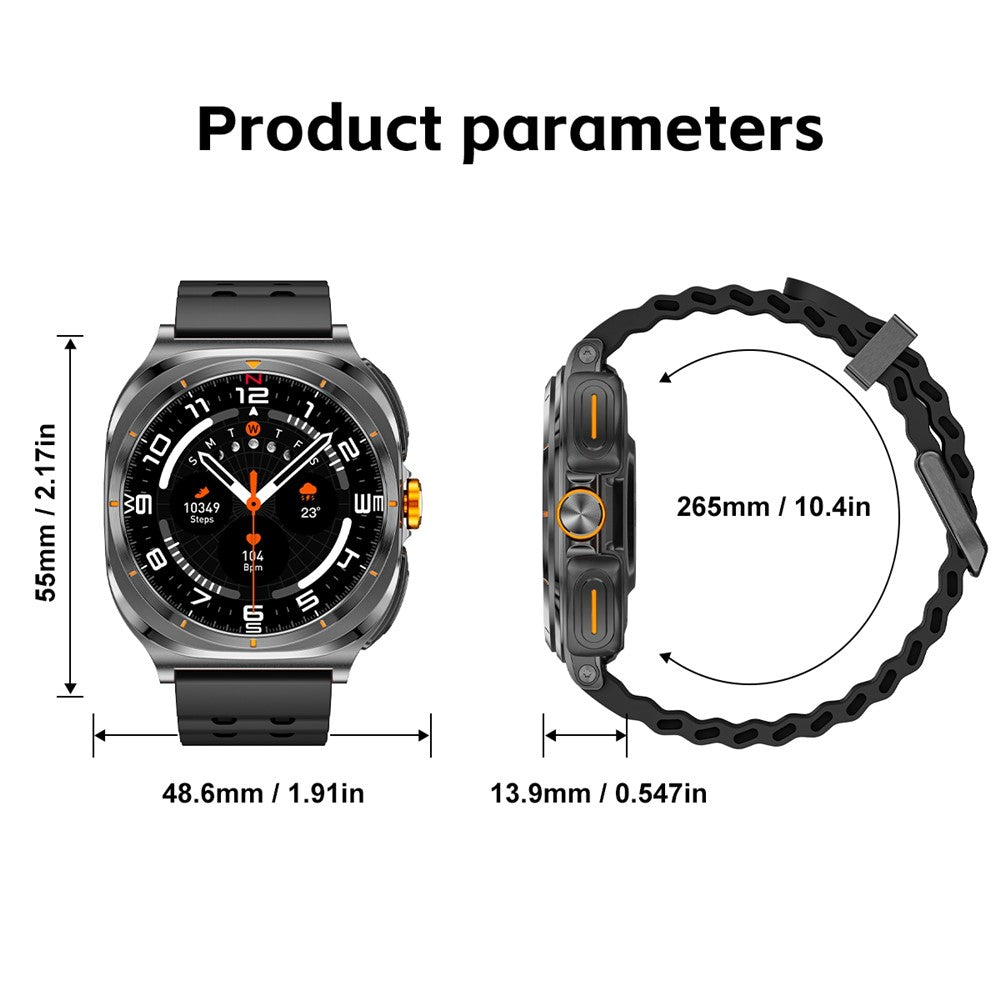 GT98 2-in-1 Smart Watch with TWS Earbuds – image 14