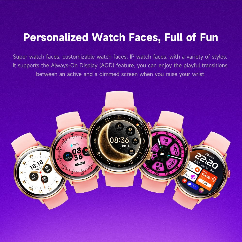 W2 Women's AMOLED Smart Watch, 5ATM – image 12