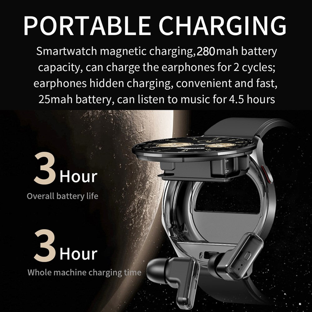 T97 2-in-1 Smart Watch with Earbuds – image 10