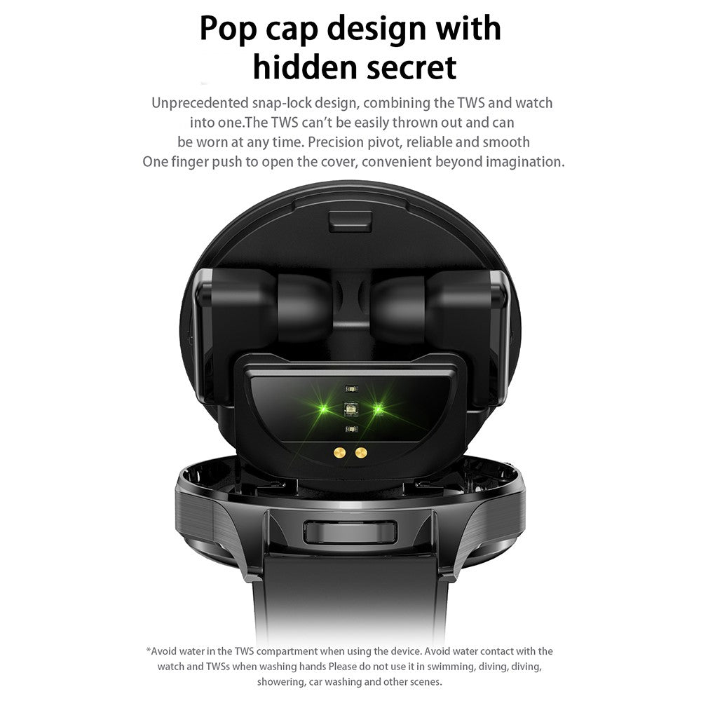 T98 2-in-1 AMOLED Smart Watch & Earbuds – image 5