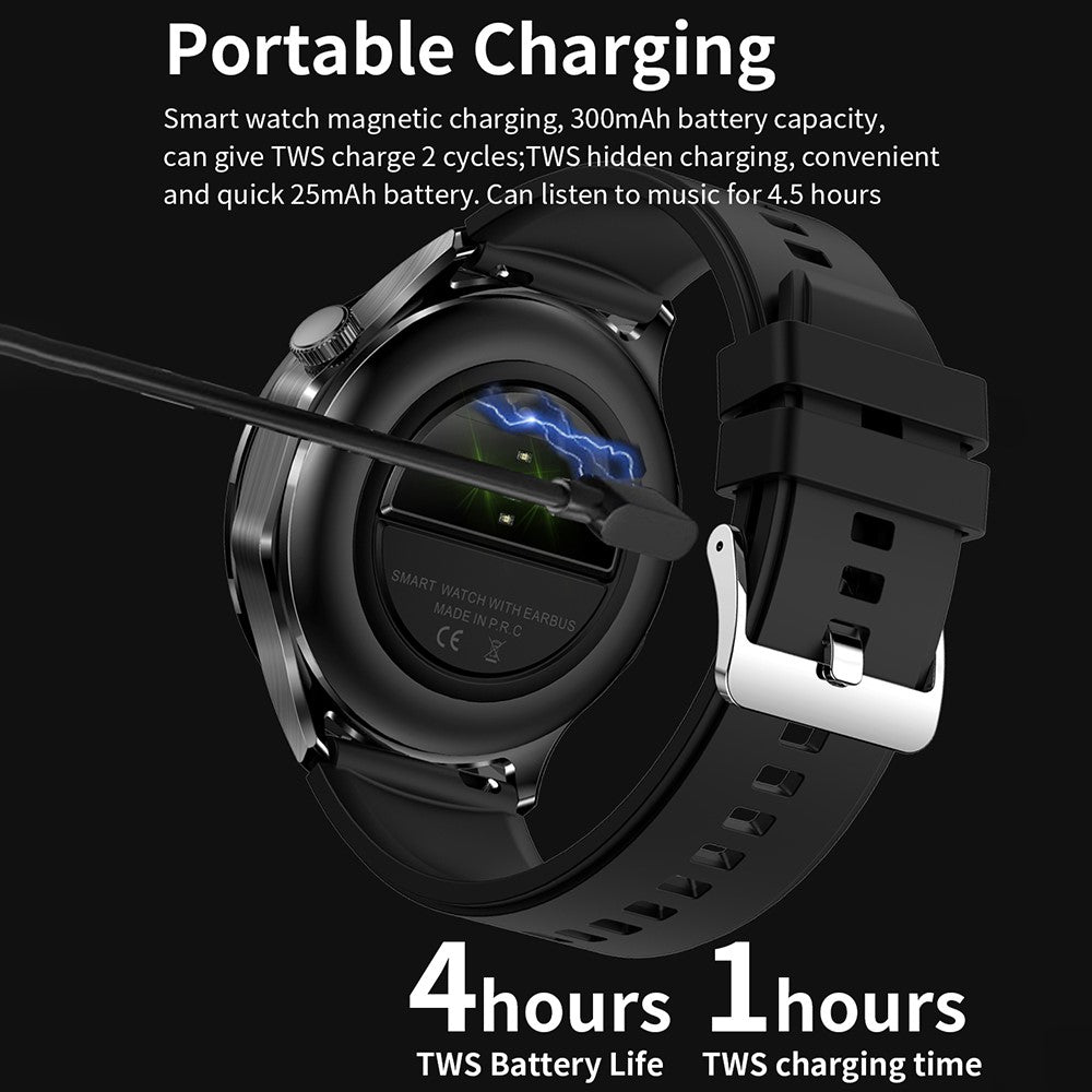 T98 2-in-1 AMOLED Smart Watch & Earbuds – image 7