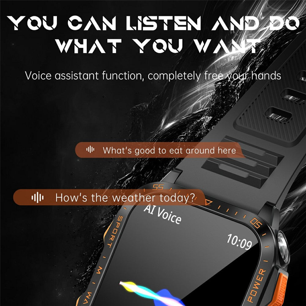 KT79 Rugged Outdoor Smart Watch, Flashlight – image 7