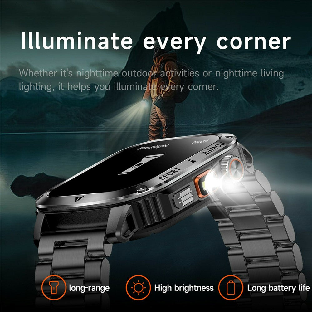 AK80 2.01" Smart Watch, Bluetooth Calling – image 3