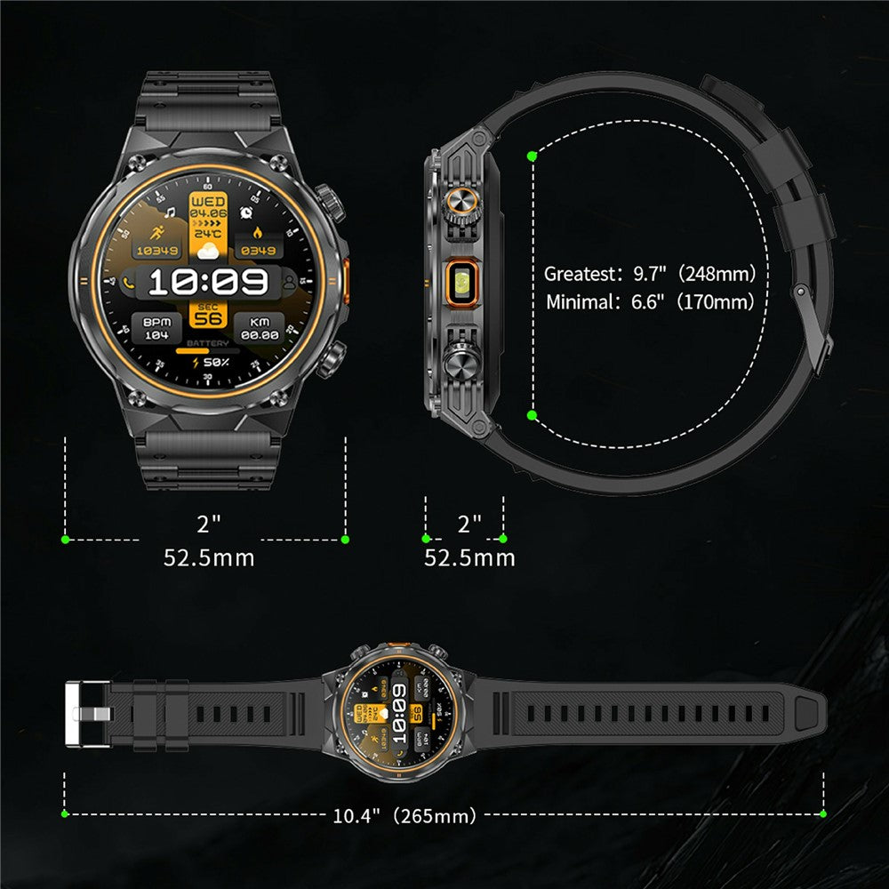 AK81 Round Smart Watch, Calling & IP68 – image 7