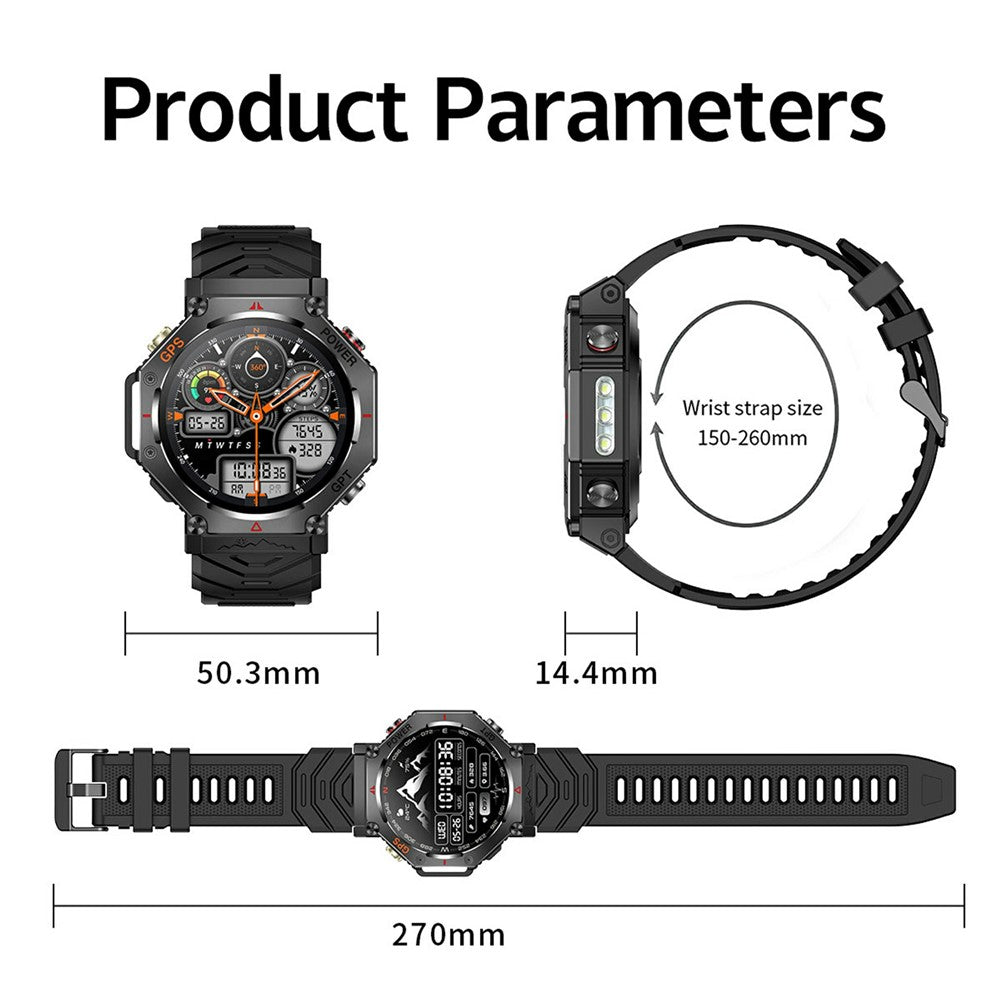 KC91 GPS Outdoor Smart Watch, Altimeter – image 10