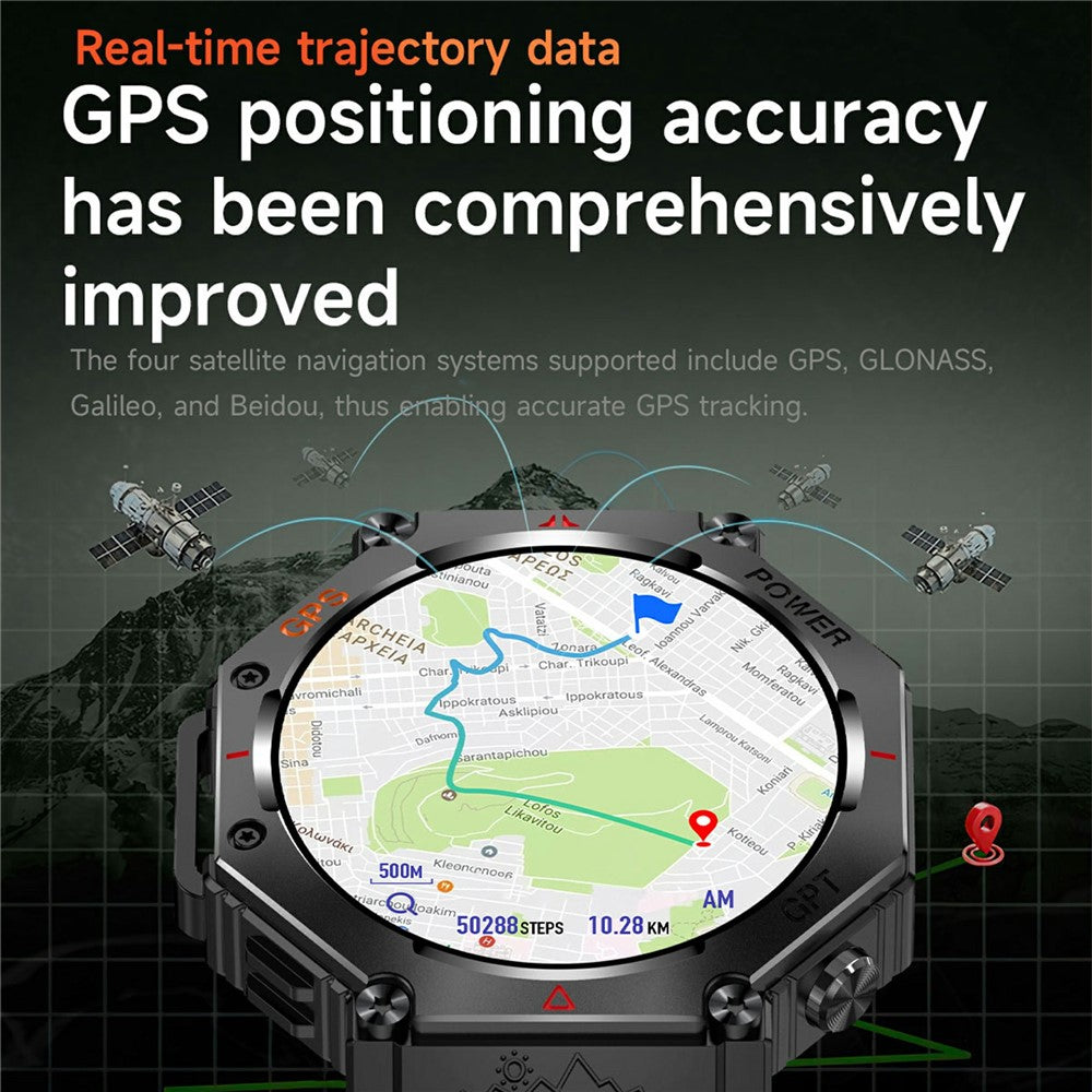 KC91 GPS Outdoor Smart Watch, Altimeter – image 5