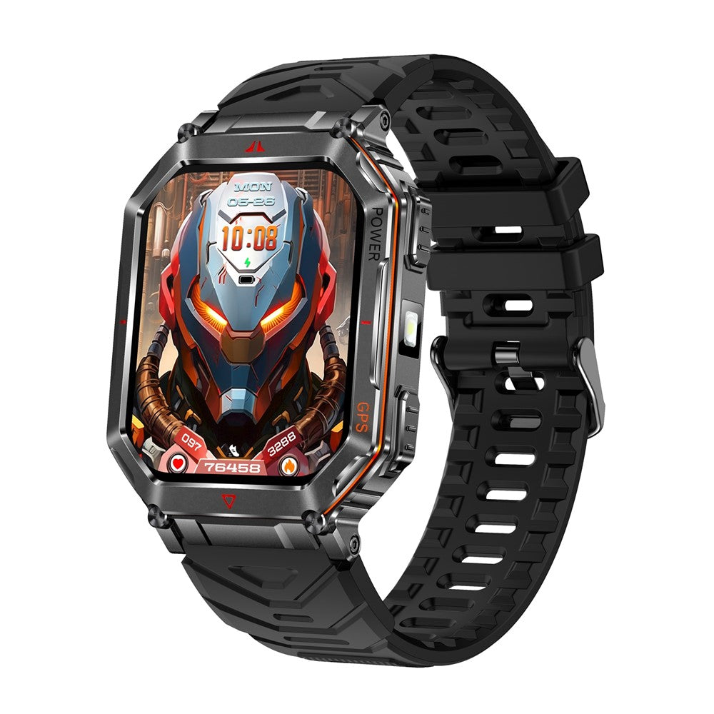 KR92 2.01" GPS Outdoor Smart Watch – Compass, Altimeter & Bluetooth Calling