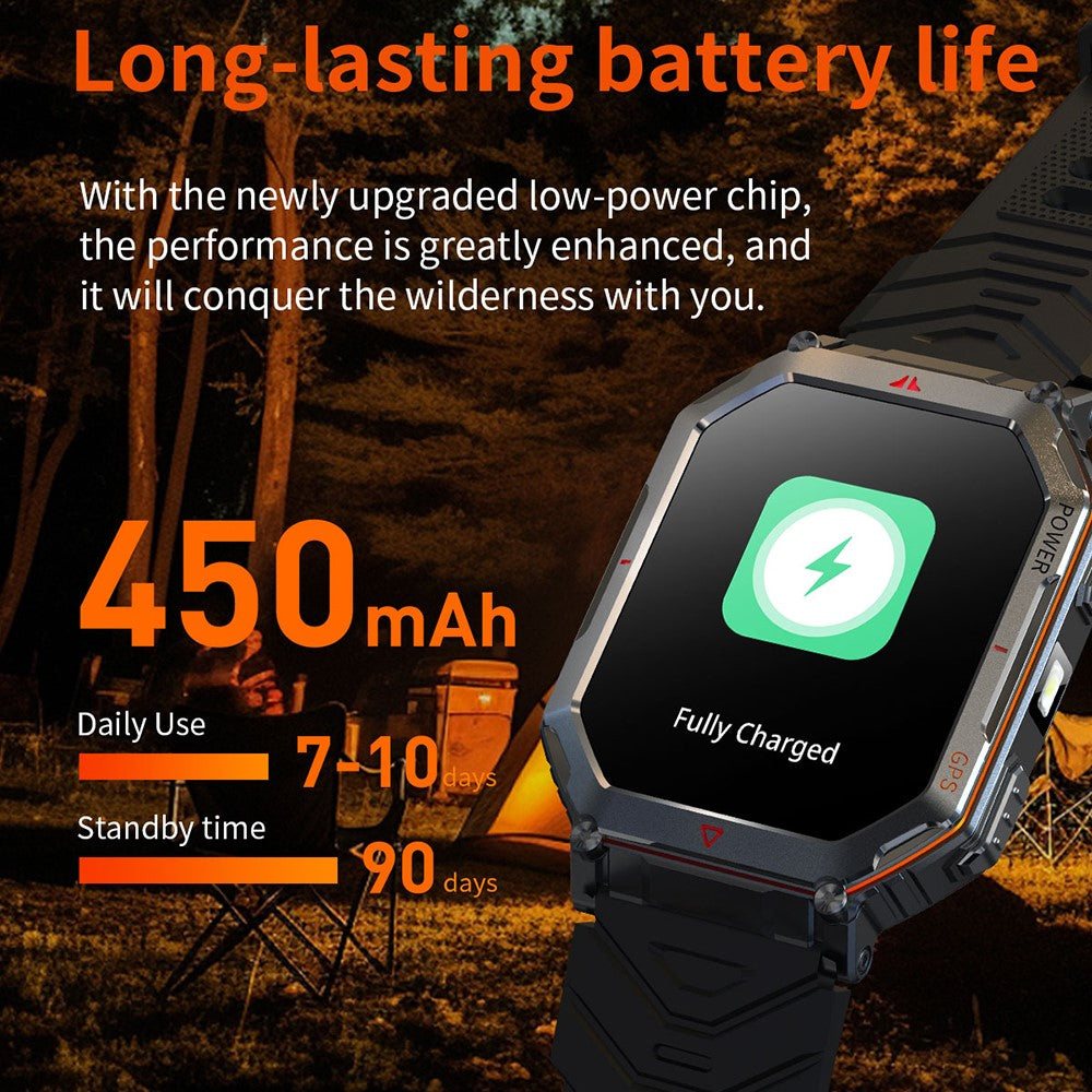 KR92 GPS Outdoor Smart Watch, Compass – image 14