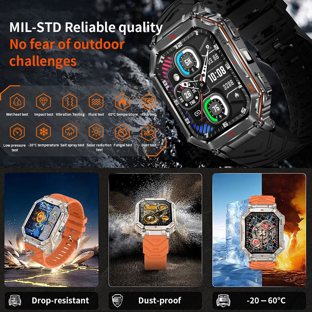 KR92 GPS Outdoor Smart Watch, Compass – image 9