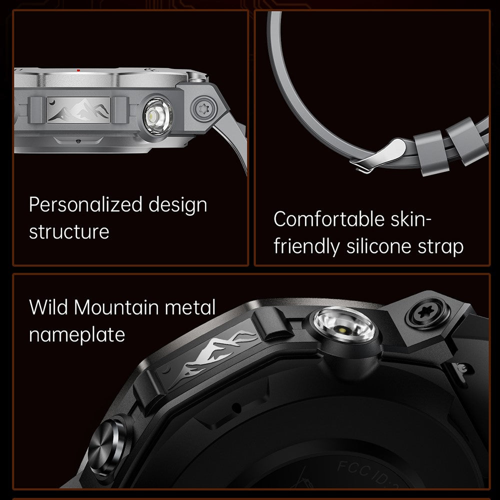 KT85 Rugged Outdoor Smart Watch – image 10