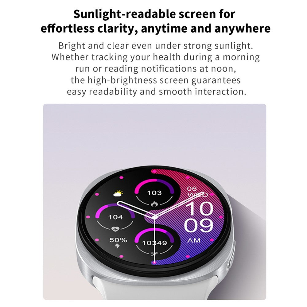 HD8 Round Smart Watch, Wireless Charging – image 3