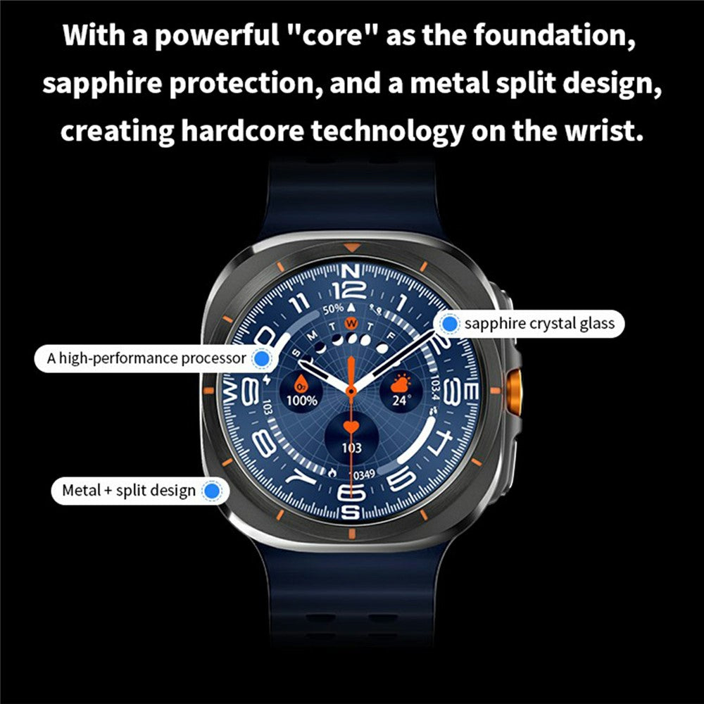 HD8 Ultra Round Smart Watch, SOS & Calling – image 4