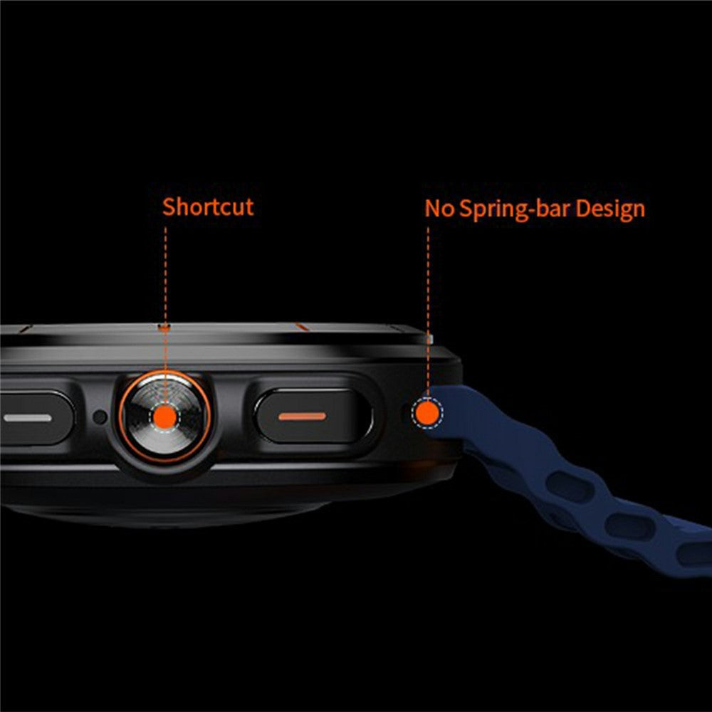 HD8 Ultra Round Smart Watch, SOS & Calling – image 5
