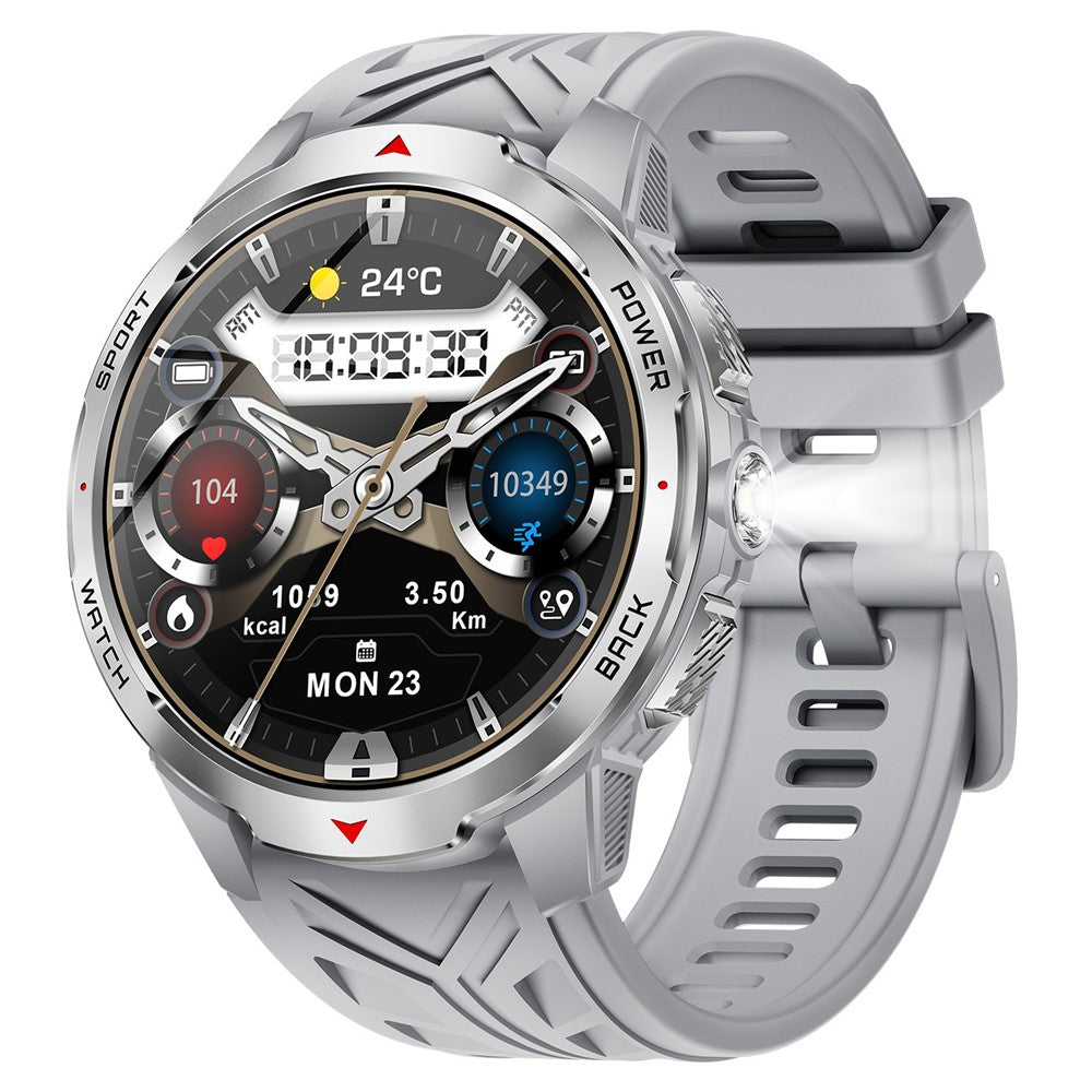 KT88 1.7" Outdoor Smart Watch – Compass, Flashlight & 25-Day Battery