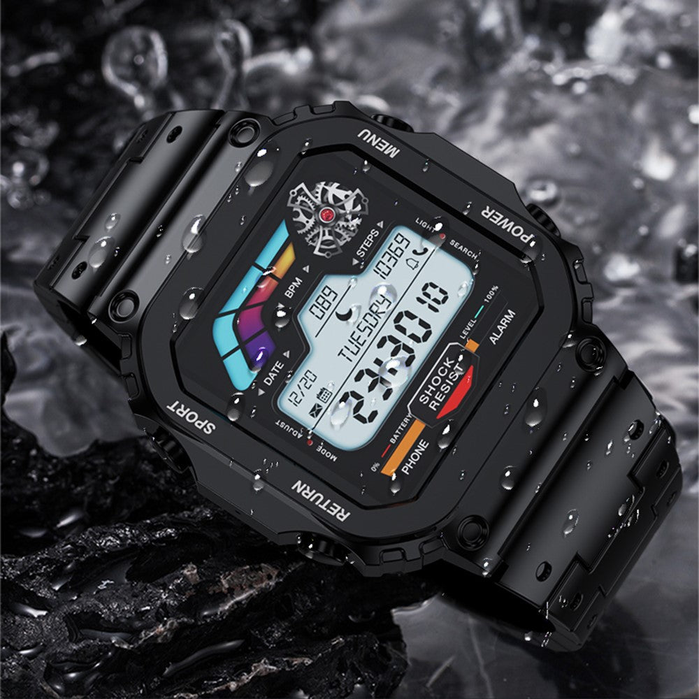 AW39 Smart Watch, Calling & Steel Strap – image 11
