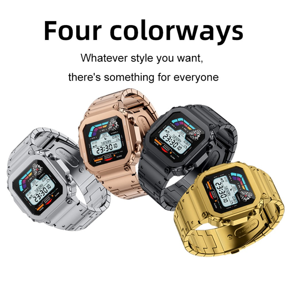 AW39 Smart Watch, Calling & Steel Strap – image 12