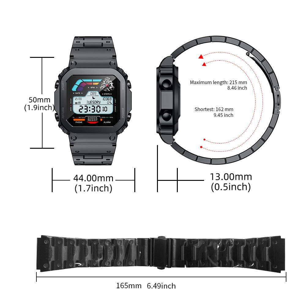 AW39 Smart Watch, Calling & Steel Strap – image 13