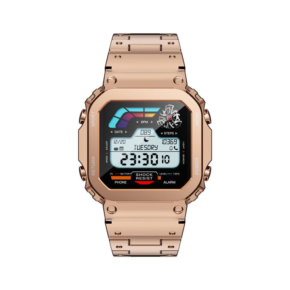 AW39 Smart Watch, Calling & Steel Strap – image 4