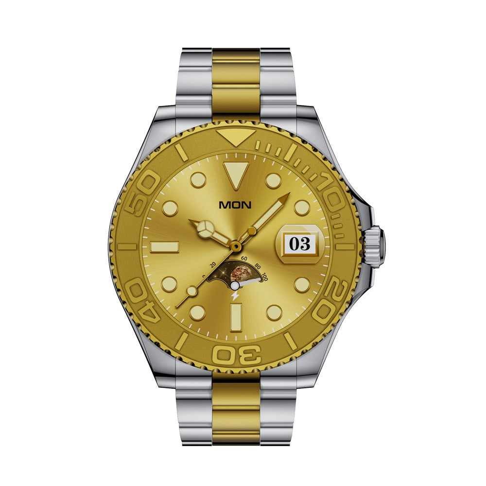 AW46 AMOLED Smart Watch, Steel Strap – image 3
