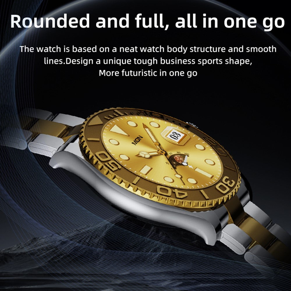 AW46 AMOLED Smart Watch, Steel Strap – image 6