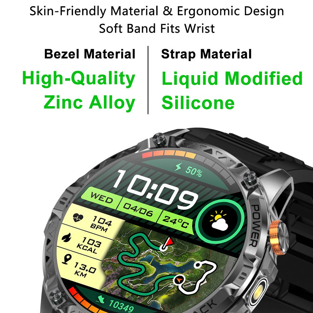 YK16 Outdoor Smart Watch with Torch – image 6