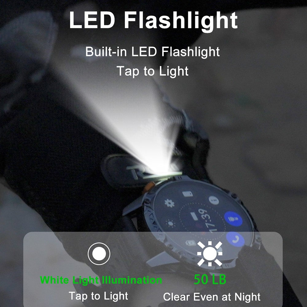 YK16 Outdoor Smart Watch with Torch – image 8