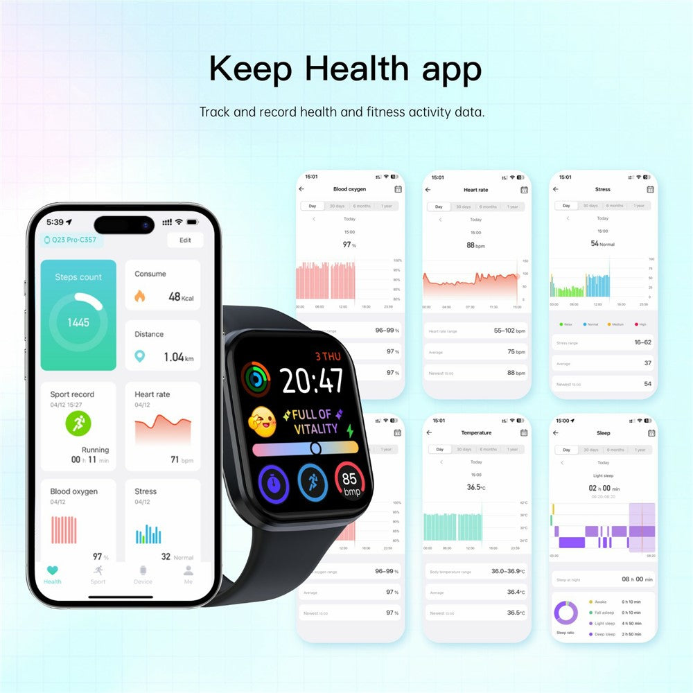 Q23 Pro Smart Watch, 104 Sport Modes – image 16