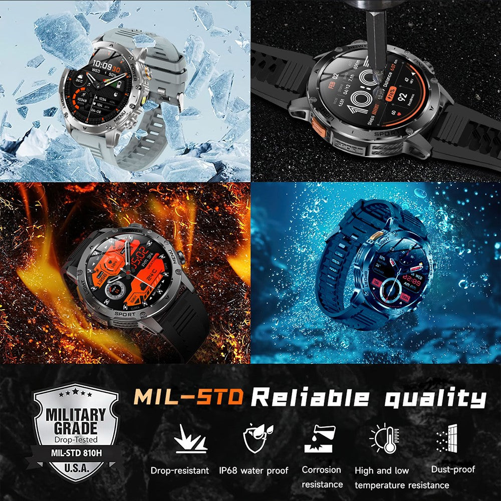 AK87 1.7" Outdoor Smart Watch, BT Calling – image 8