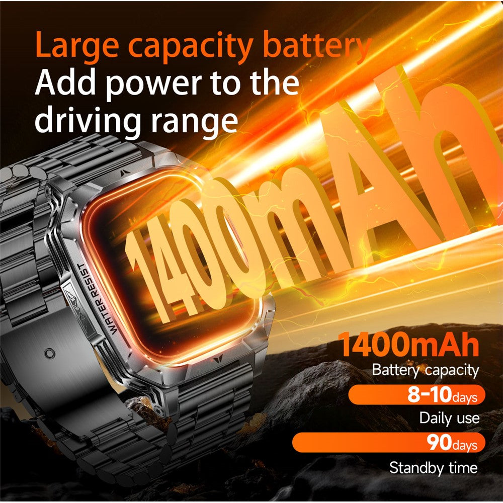 AK103 Smart Watch, 2.01" HD, 100+ Sport Modes – image 12