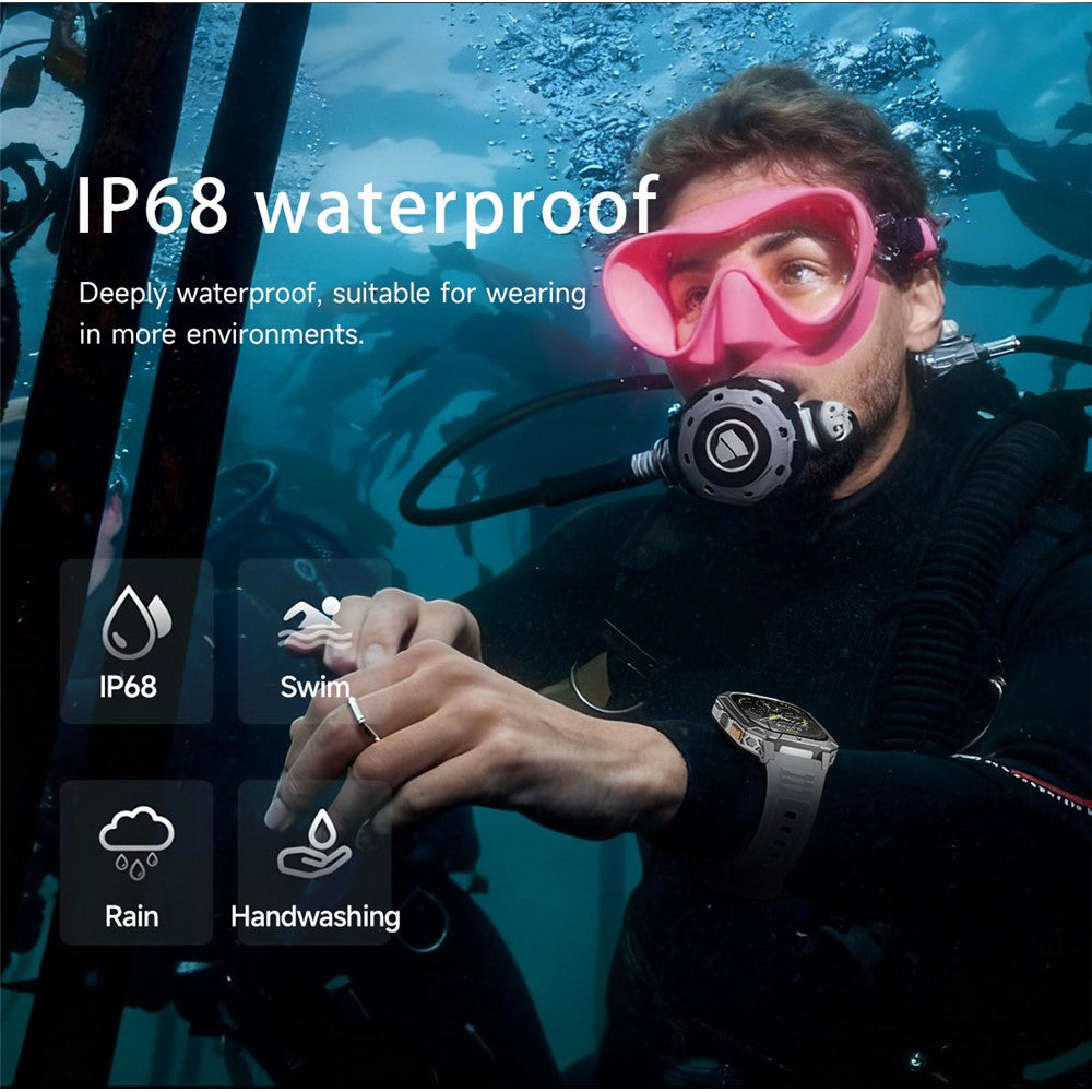 AK103 Smart Watch, 2.01" HD, 100+ Sport Modes – image 14