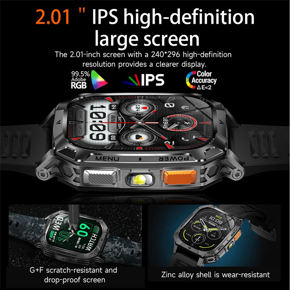 AK103 Smart Watch, 2.01" HD, 100+ Sport Modes – image 7