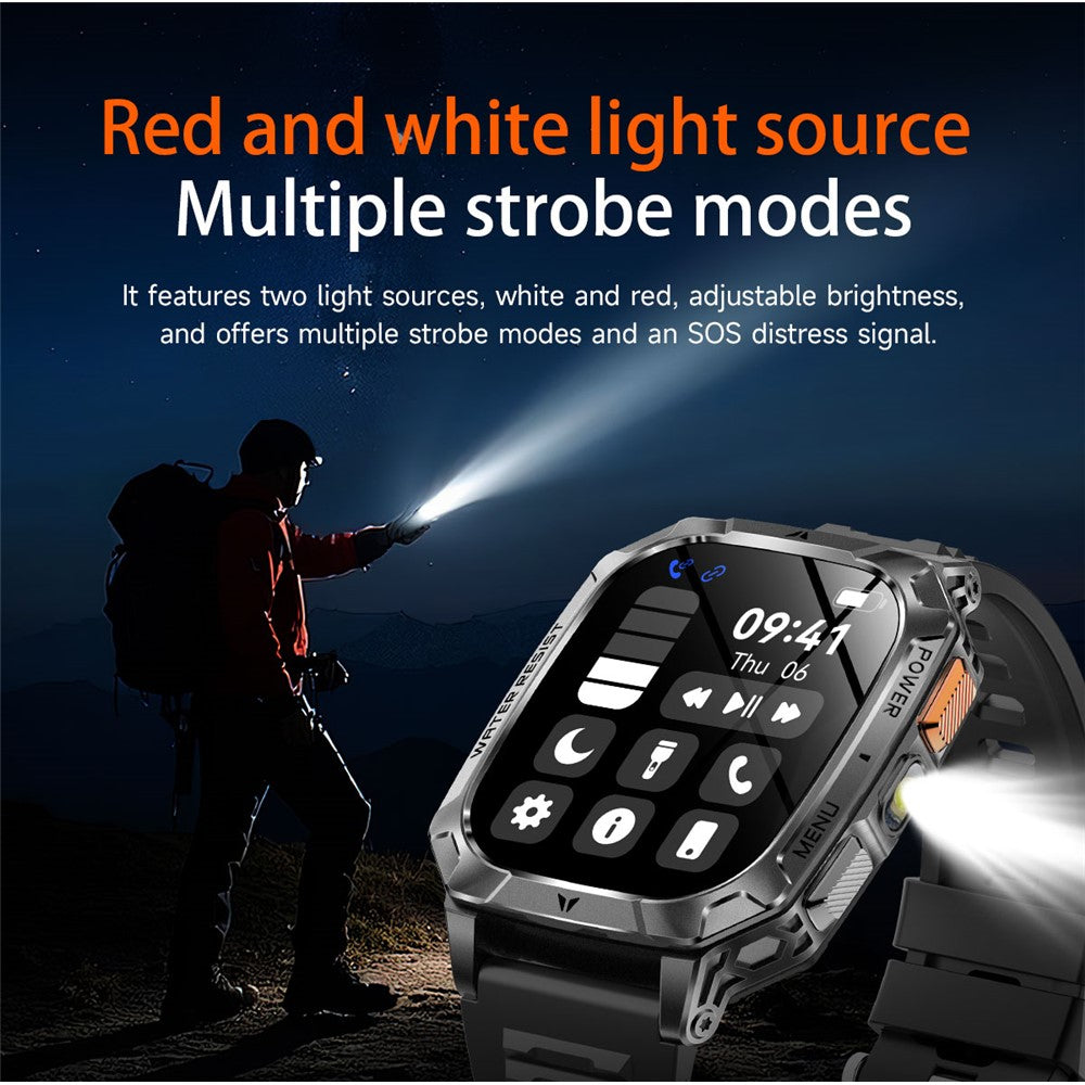 AK103 Smart Watch, 2.01" HD, 100+ Sport Modes – image 9