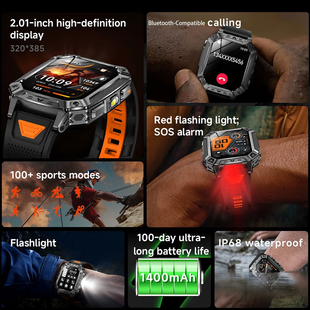 AK86 2.01" HD Smart Watch, Bluetooth Calling – image 6