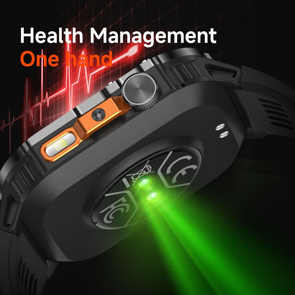 HT46 Outdoor Smart Watch, Steel Band – image 10