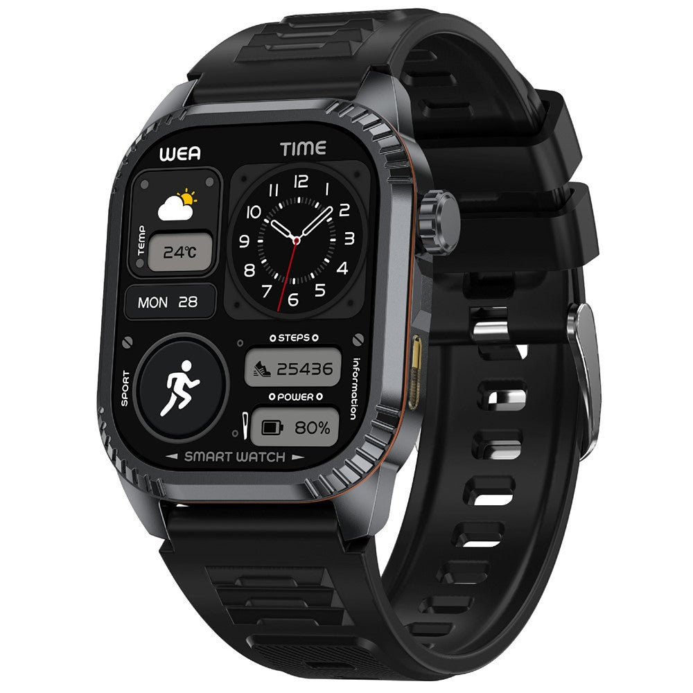 DS8 1.95" GPS Outdoor Smart Watch – Bluetooth Calling, LED Torch