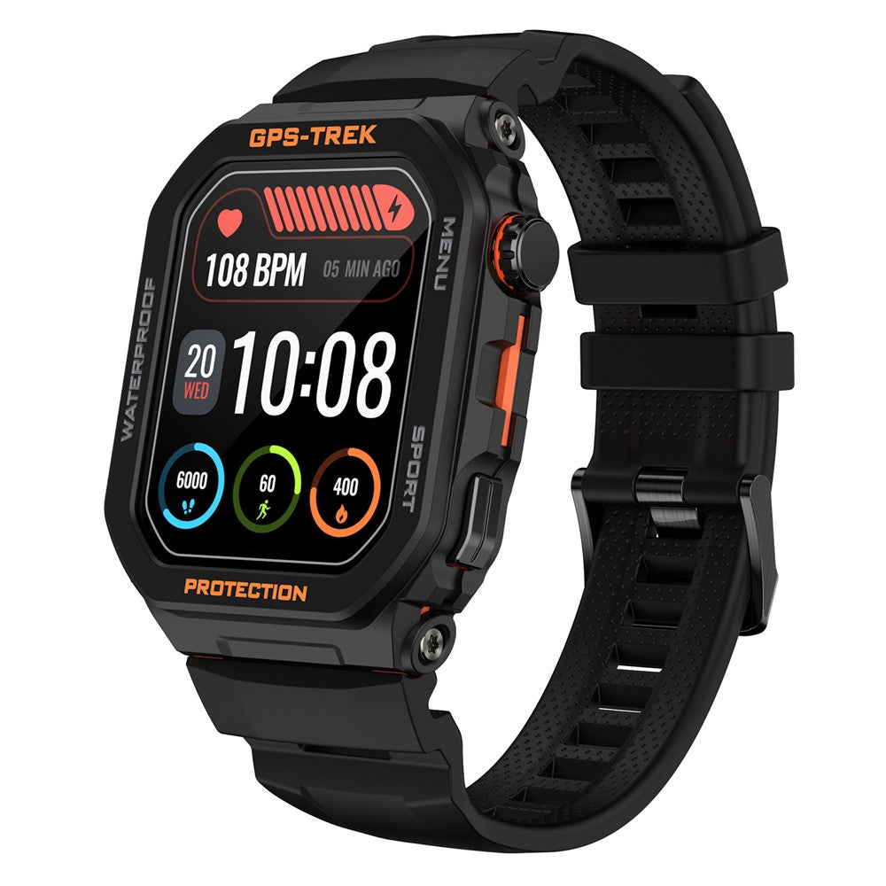 FT61 1.75" GPS Smart Watch – Built-in GPS, Bluetooth Calling, IP68