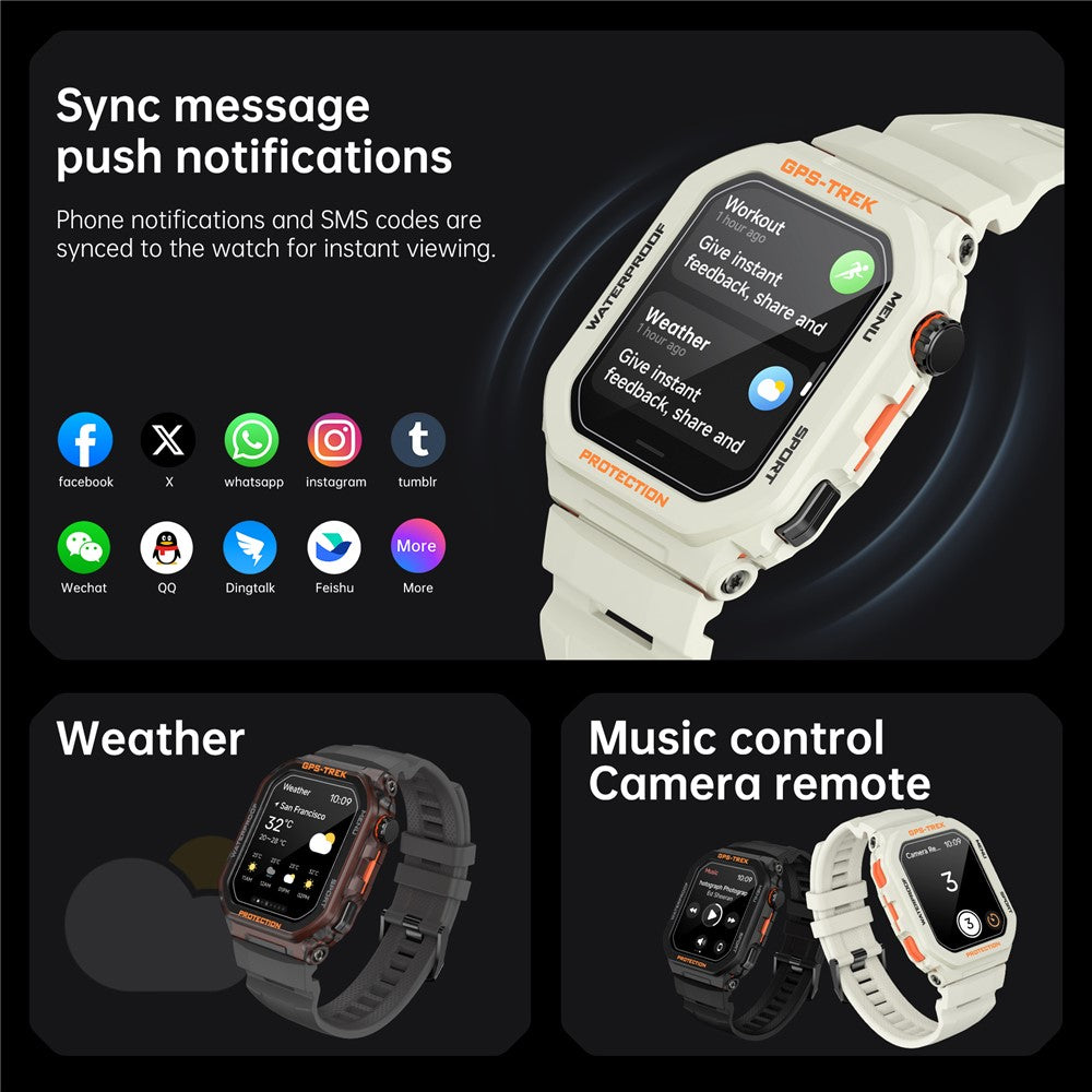 FT61 GPS Smart Watch, Bluetooth Calling – image 15