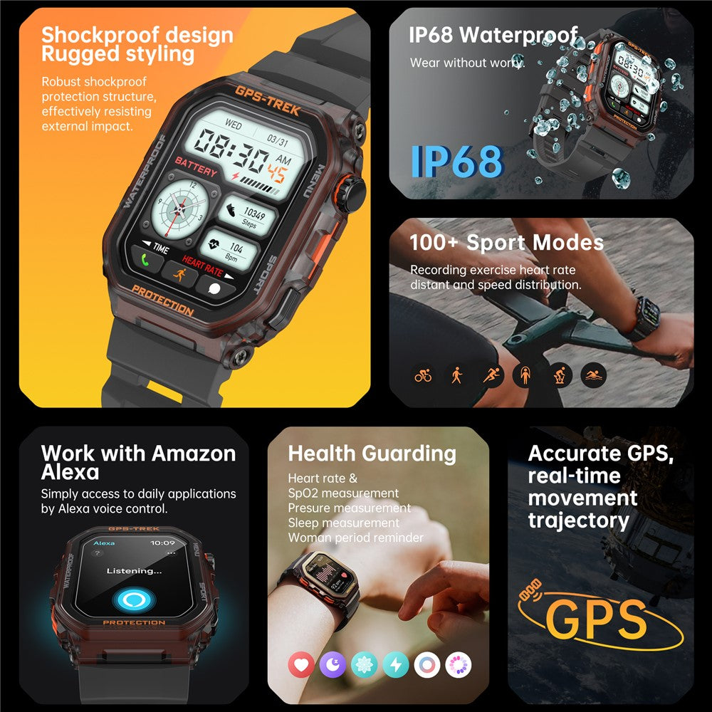 FT61 GPS Smart Watch, Bluetooth Calling – image 3