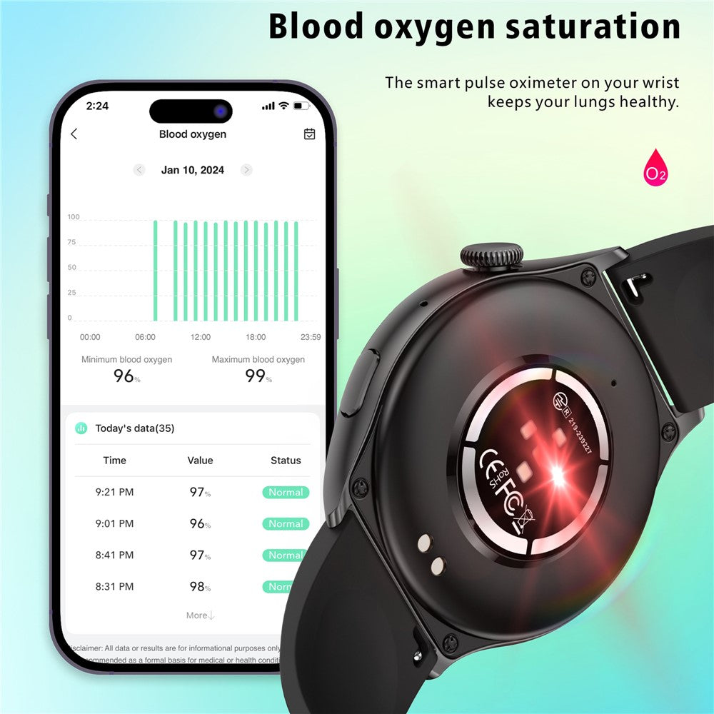QX10 1.43" AMOLED Smart Watch, Calling – image 9