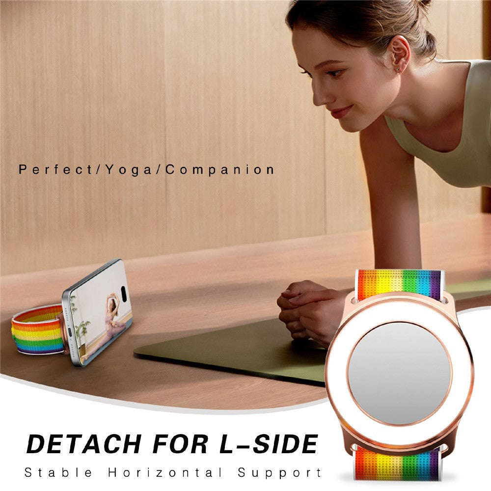 Magnetic Wristband Phone Stand with Mirror – image 4